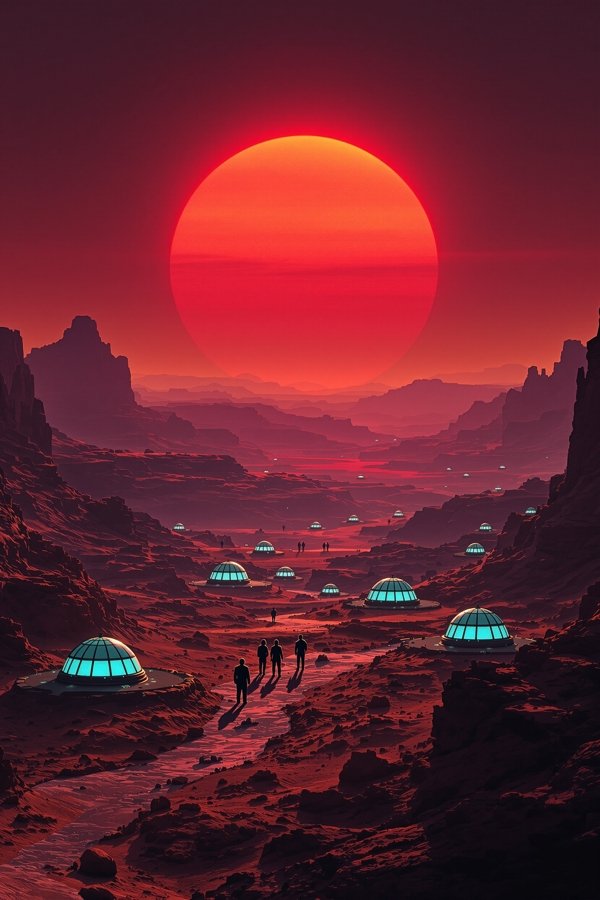 火星拂晓 科幻电影海报