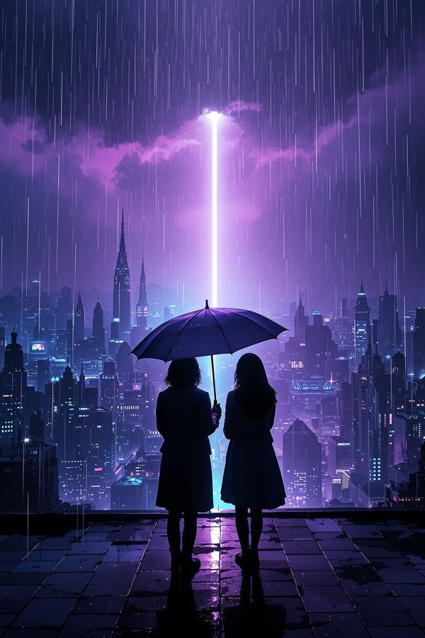 银雨之城 科幻电影海报