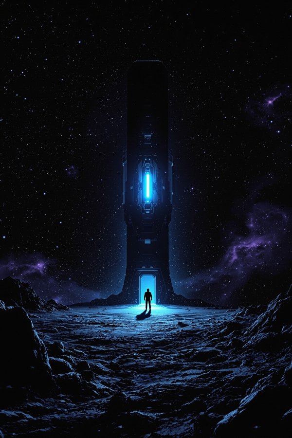 深空信标 科幻电影海报