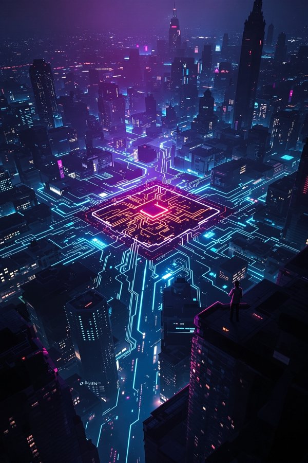电路之城 科幻电影海报